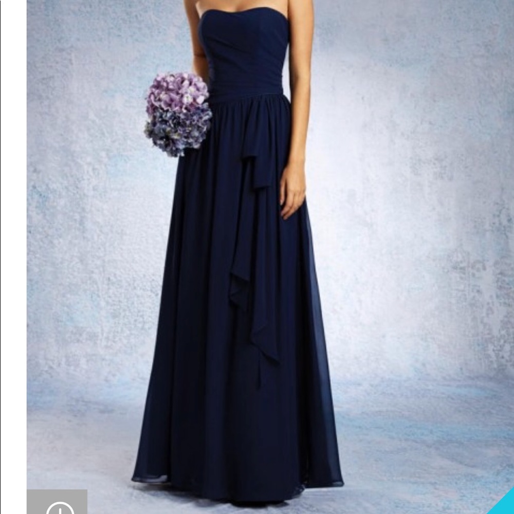 Navy Bridesmaid dress by Alfred Angelo 7324L